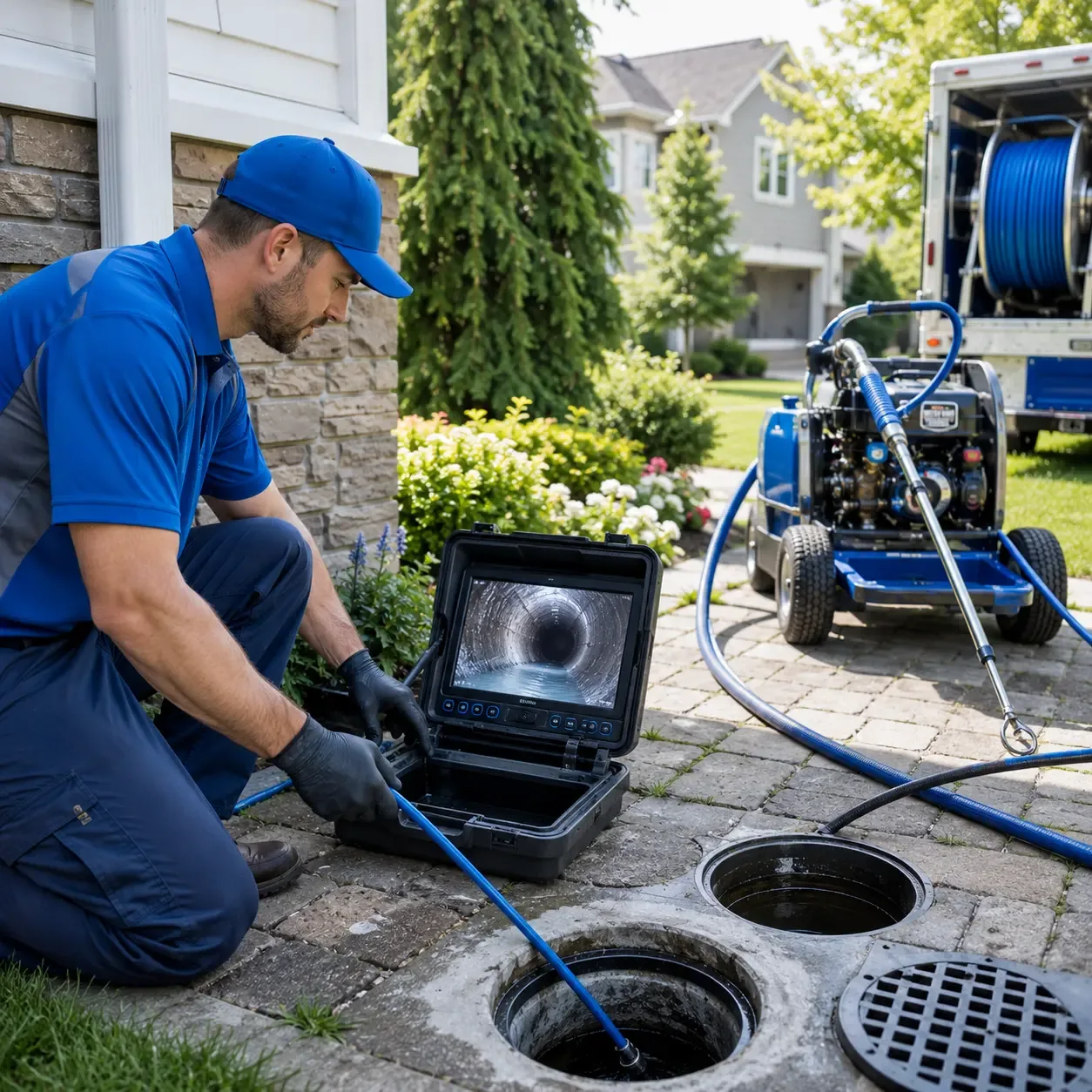 Outdoor drain cleaning professionals serving Oxford, MI
