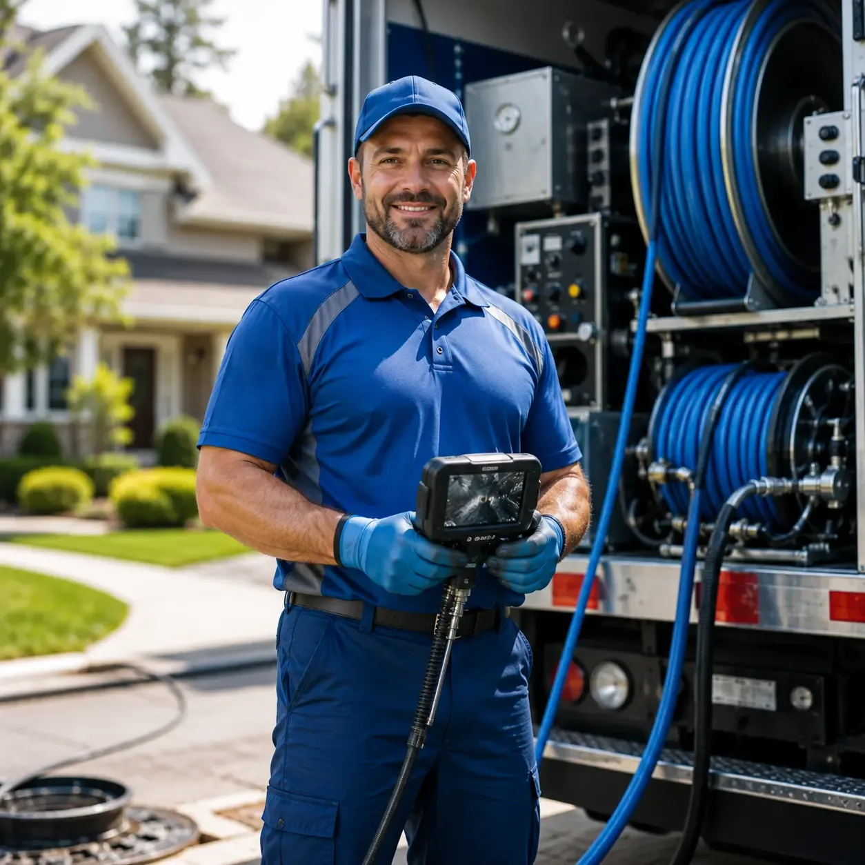 Local outdoor drain cleaning specialists in Oxford, MI